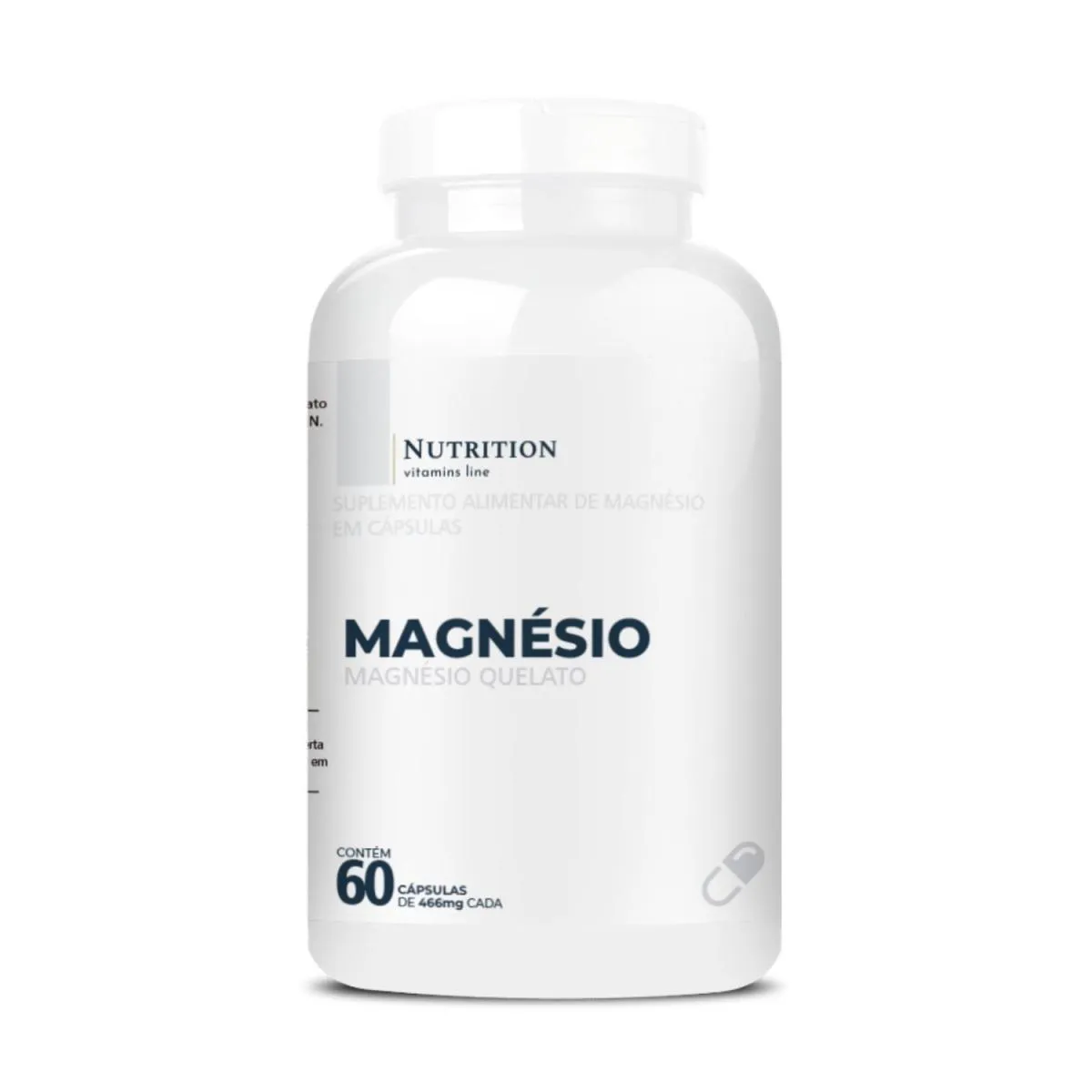 Magnésio Quelato 60 cápsulas Nutrition Labs