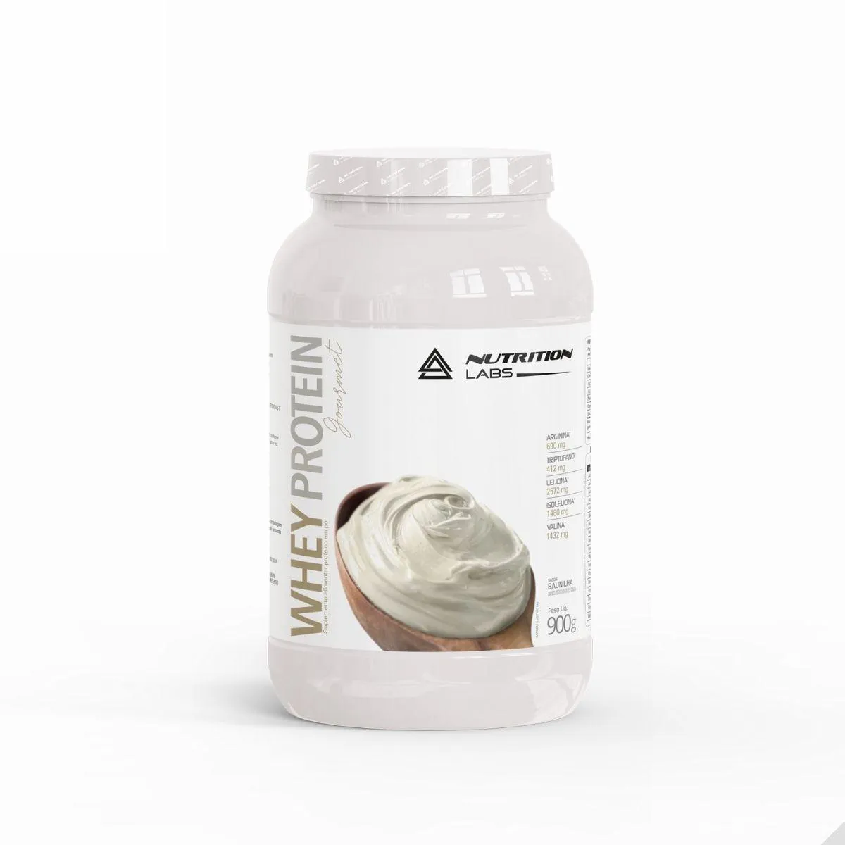 Whey Protein Gourmet 900g Nutrition Labs Baunilha