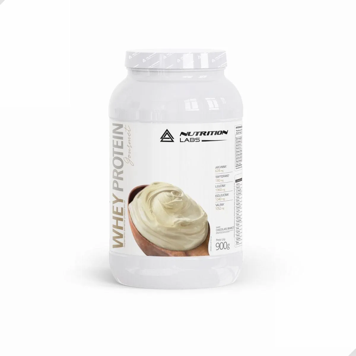 Whey Protein Gourmet 900g Nutrition Labs Chocolate Branco
