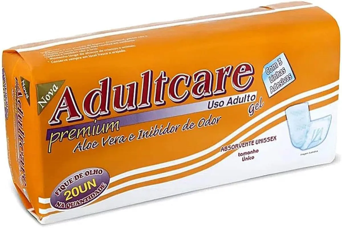 Adultcare - Absorvente Geriátrico Premium C/ 20 unidades