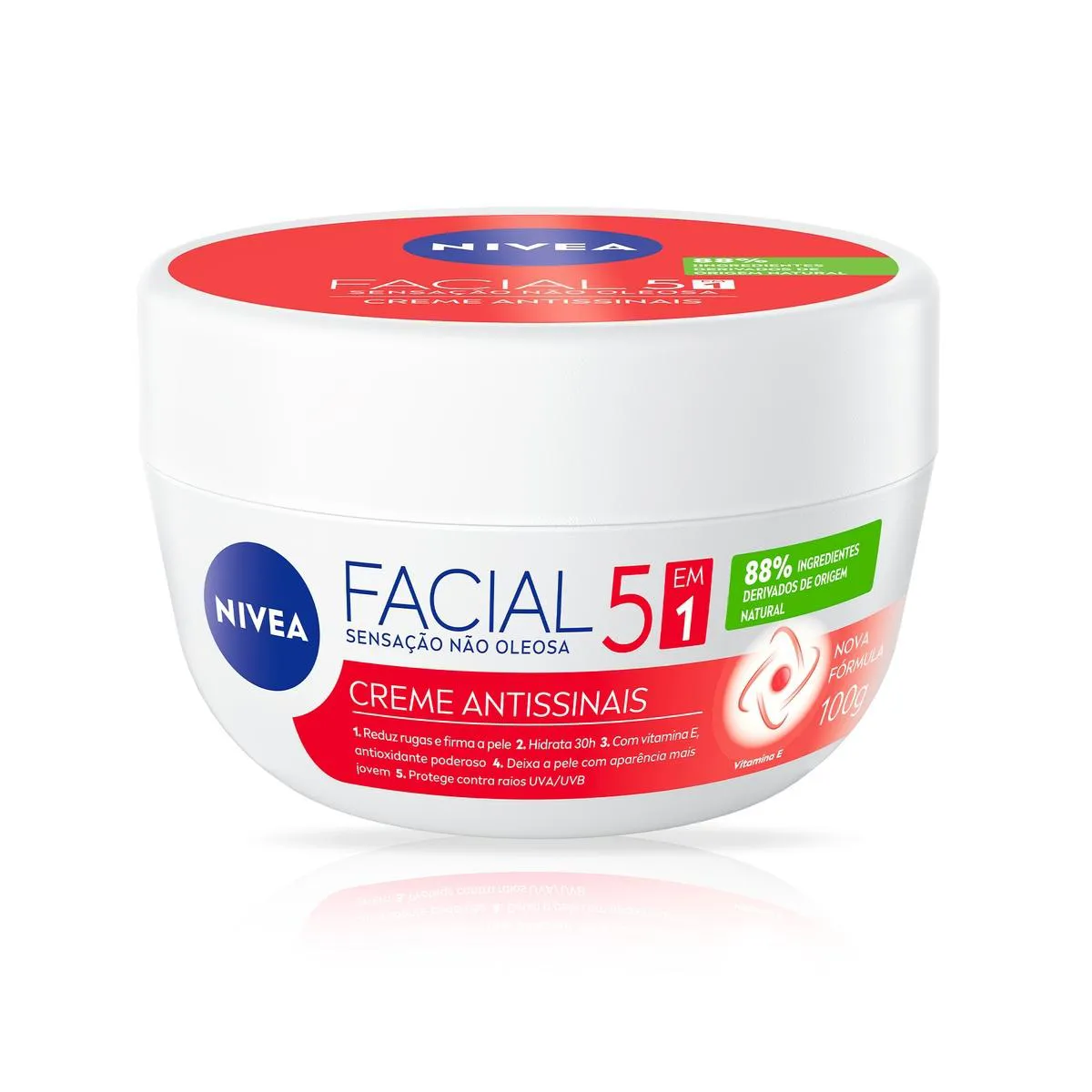 Hidratante Facial Nívea Antissinais Creme 100g