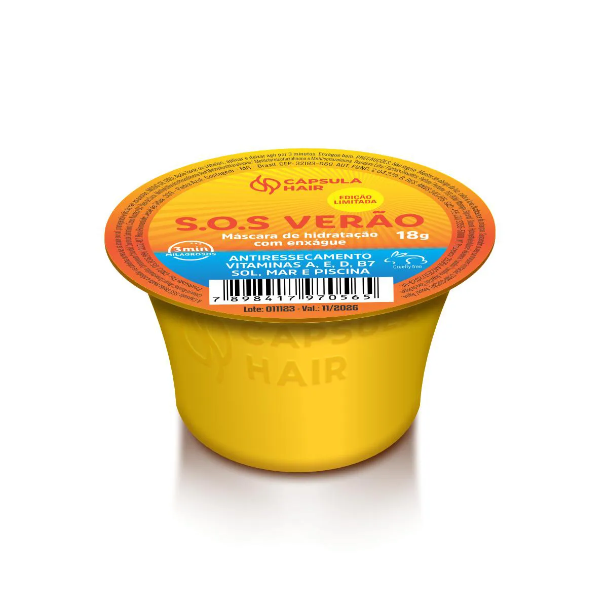 CÁPSULA HAIR SOS VERÃO 18GR
