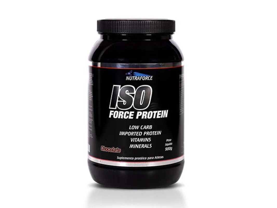 Isoforce Whey Protein Isolado 900g - Nutraforce Baunilha