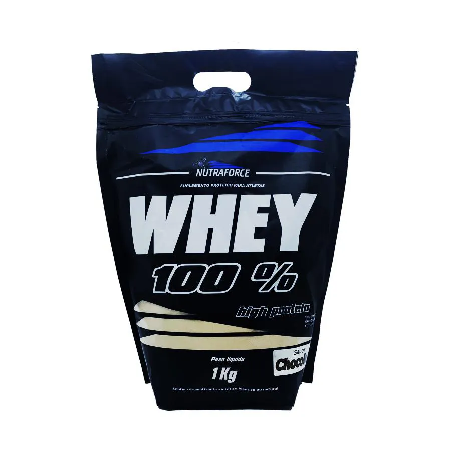 Whey 100%  Concentrado 1Kg - Nutraforce Baunilha