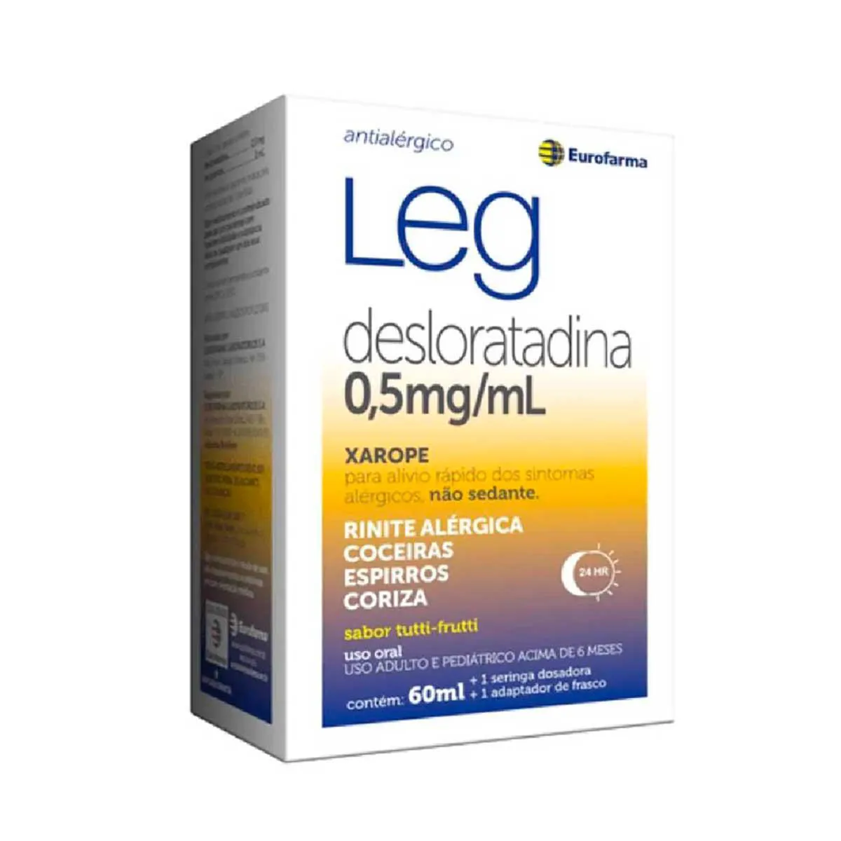 Leg Desloratadina 0,5mg/ml Xarope 60ml