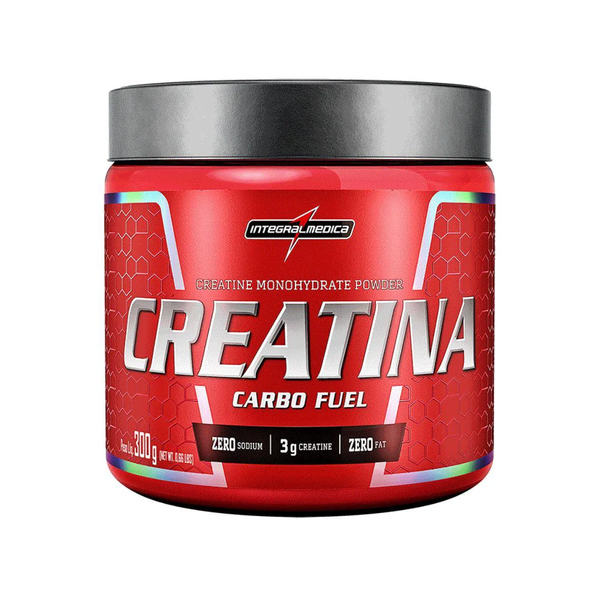 Creatina Carbo Fuel 300g LANÇAMENTO - Integralmedica Neutro