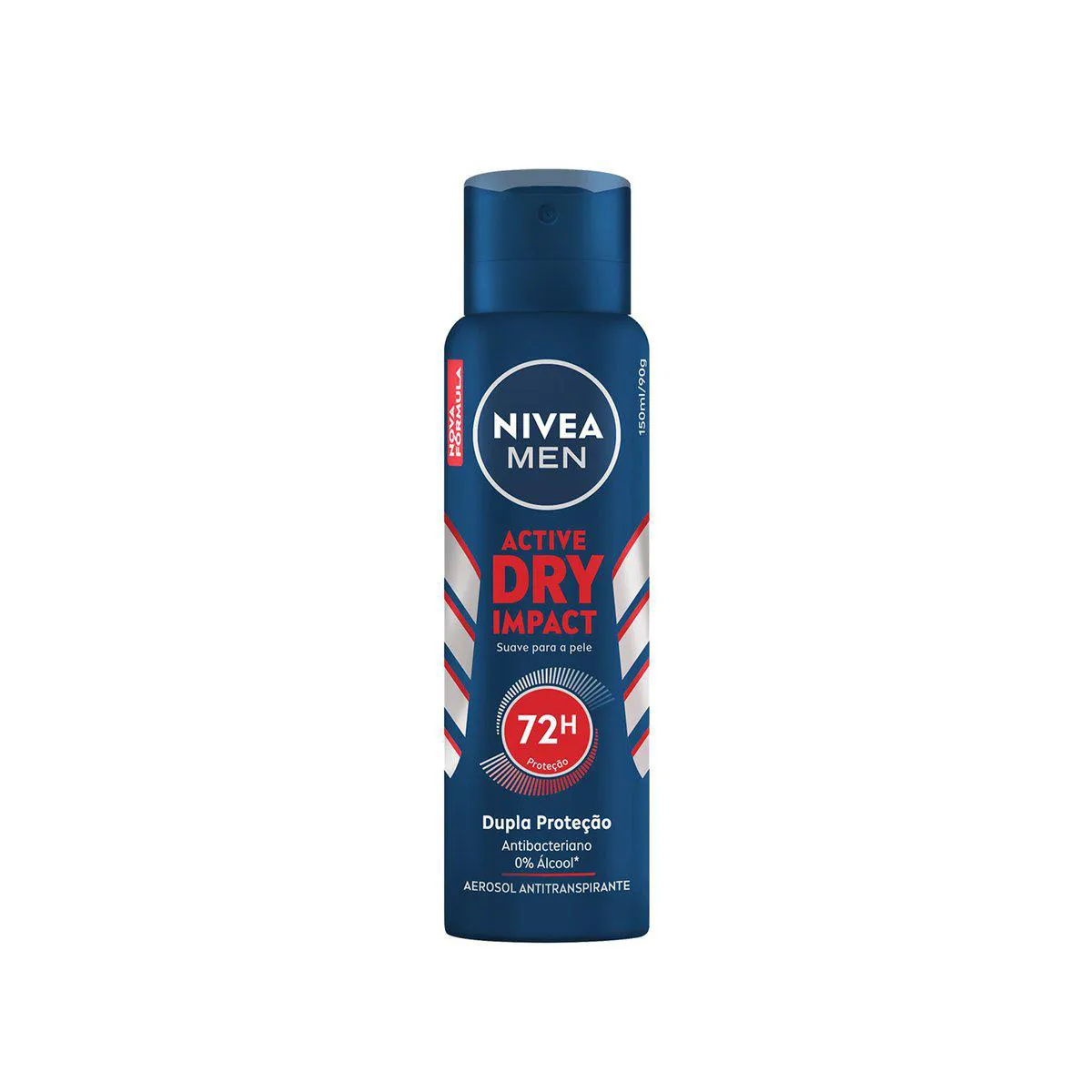 Desodorante Antitranspirante Aerosol Nivea Men Active Dry Impact 72h 150ml