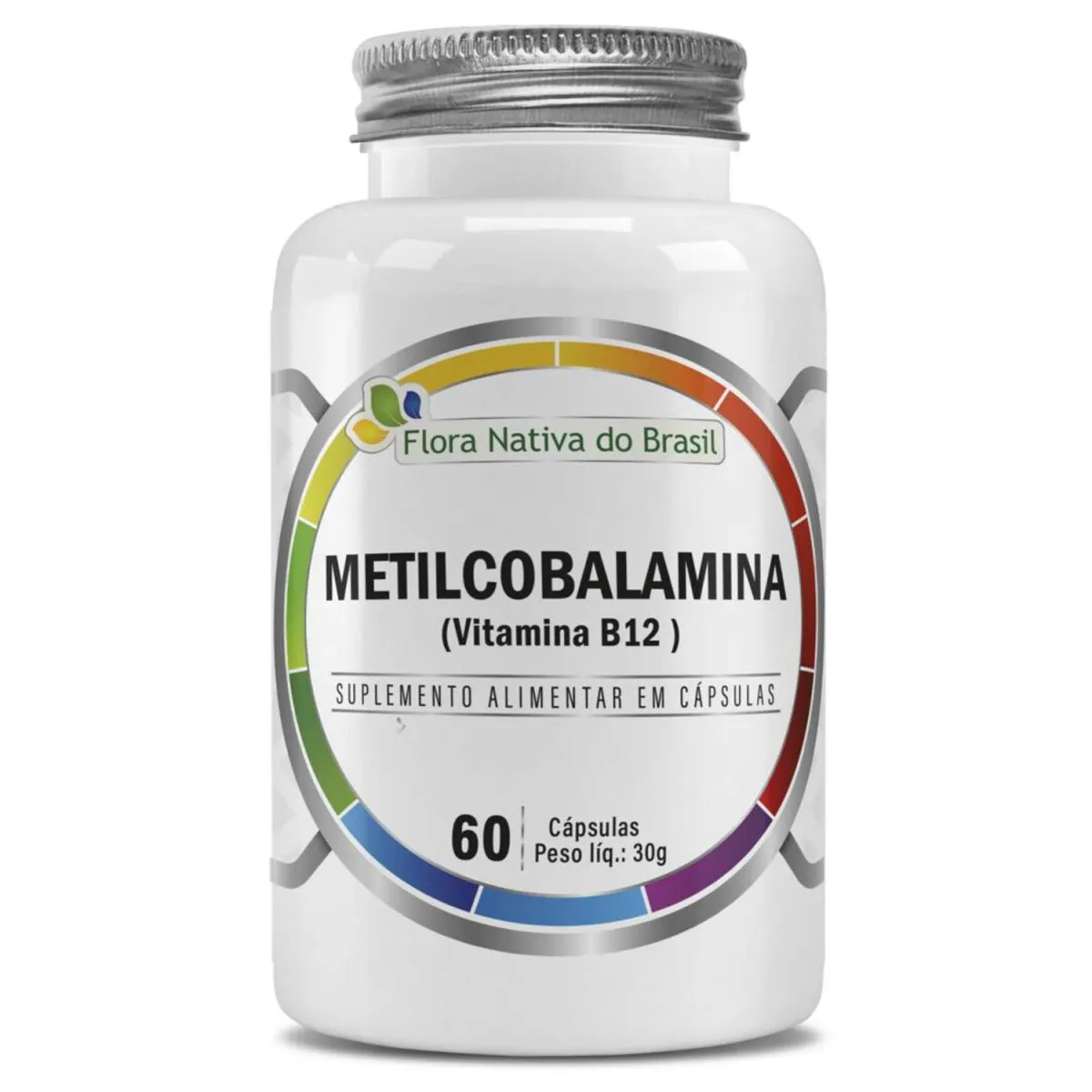 Vitamina B12 (metilcobalamina) 60 Cápsulas SEM Sabor
