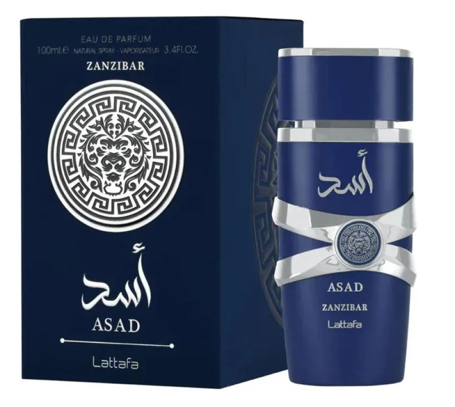 Lattafa Asad Zanzibar Edp 100ml Perfume Masculino Arabe