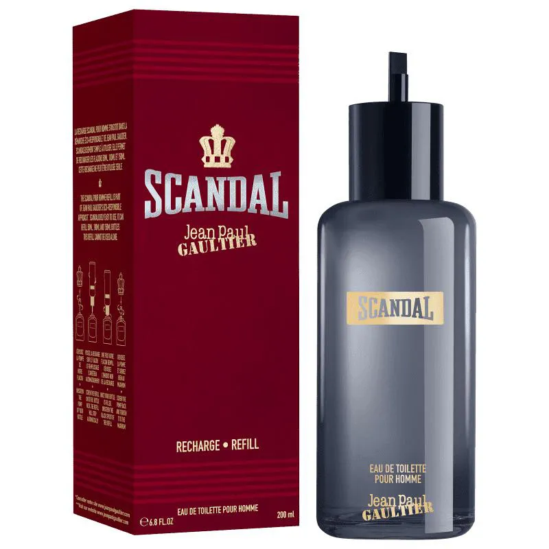 PERFUME JEAN PAUL GAULTIER JPG SCANDAL POUR HOMME REFFIL EAU DE TOILETTE 200ML