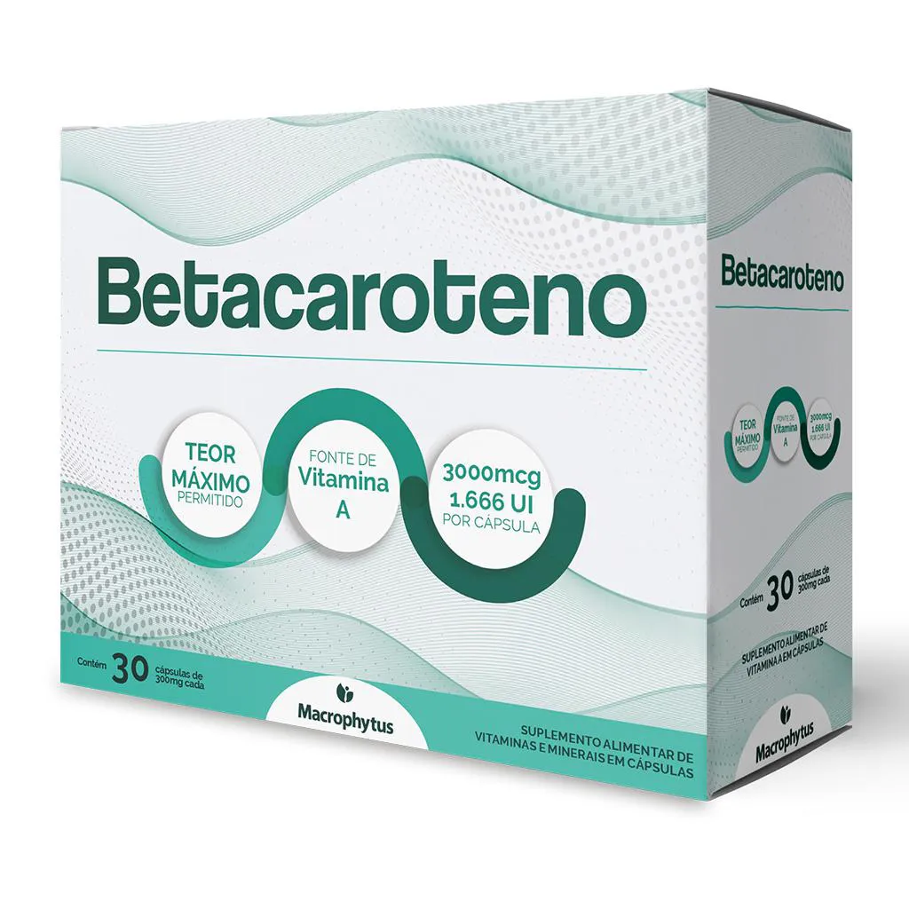 Betacaroteno 30 cápsulas (1.666UI)