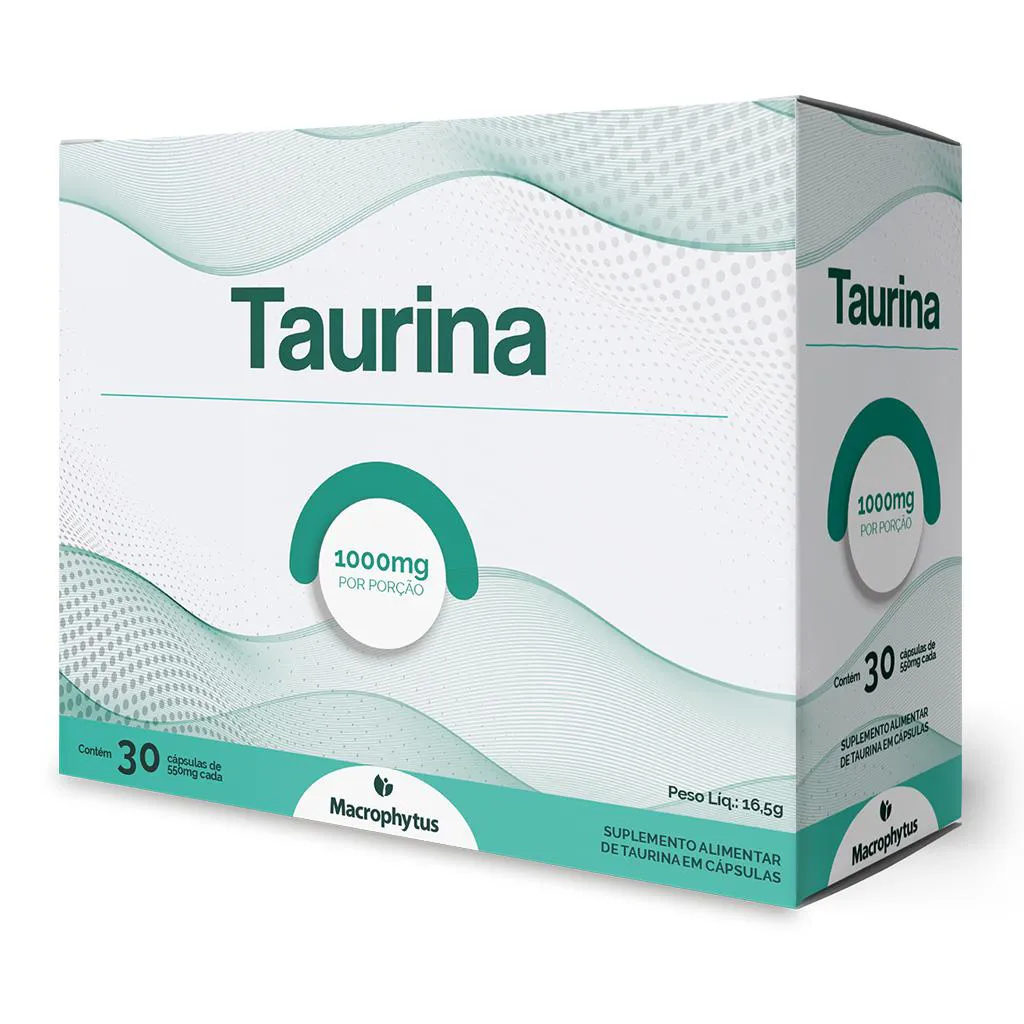 Taurina 30 cápsulas