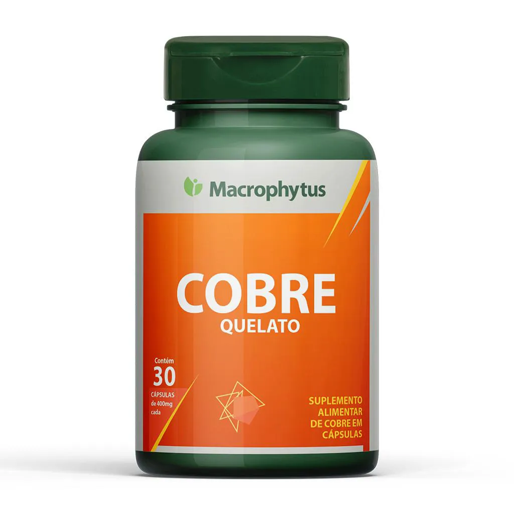 Cobre Quelato 30 cápsulas