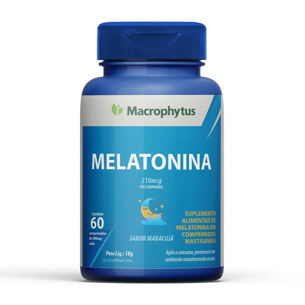 Melatonina 60 Comprimidos Mastigáveis