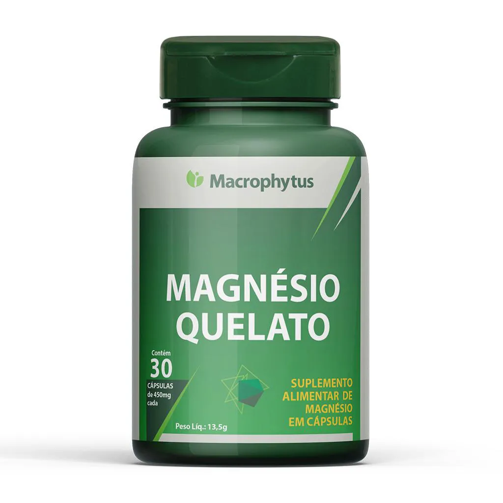 Magnésio Quelato 30 cápsulas