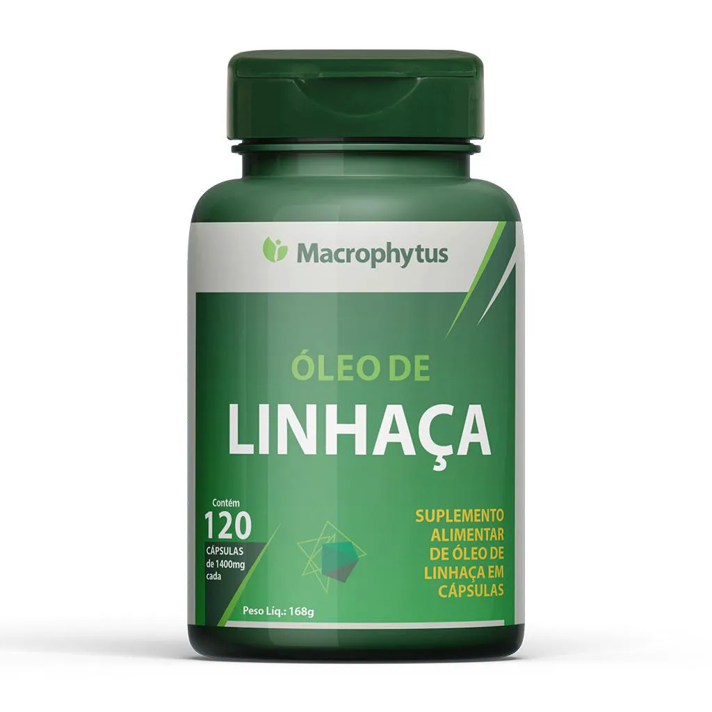 Óleo de Linhaça 120 cápsulas