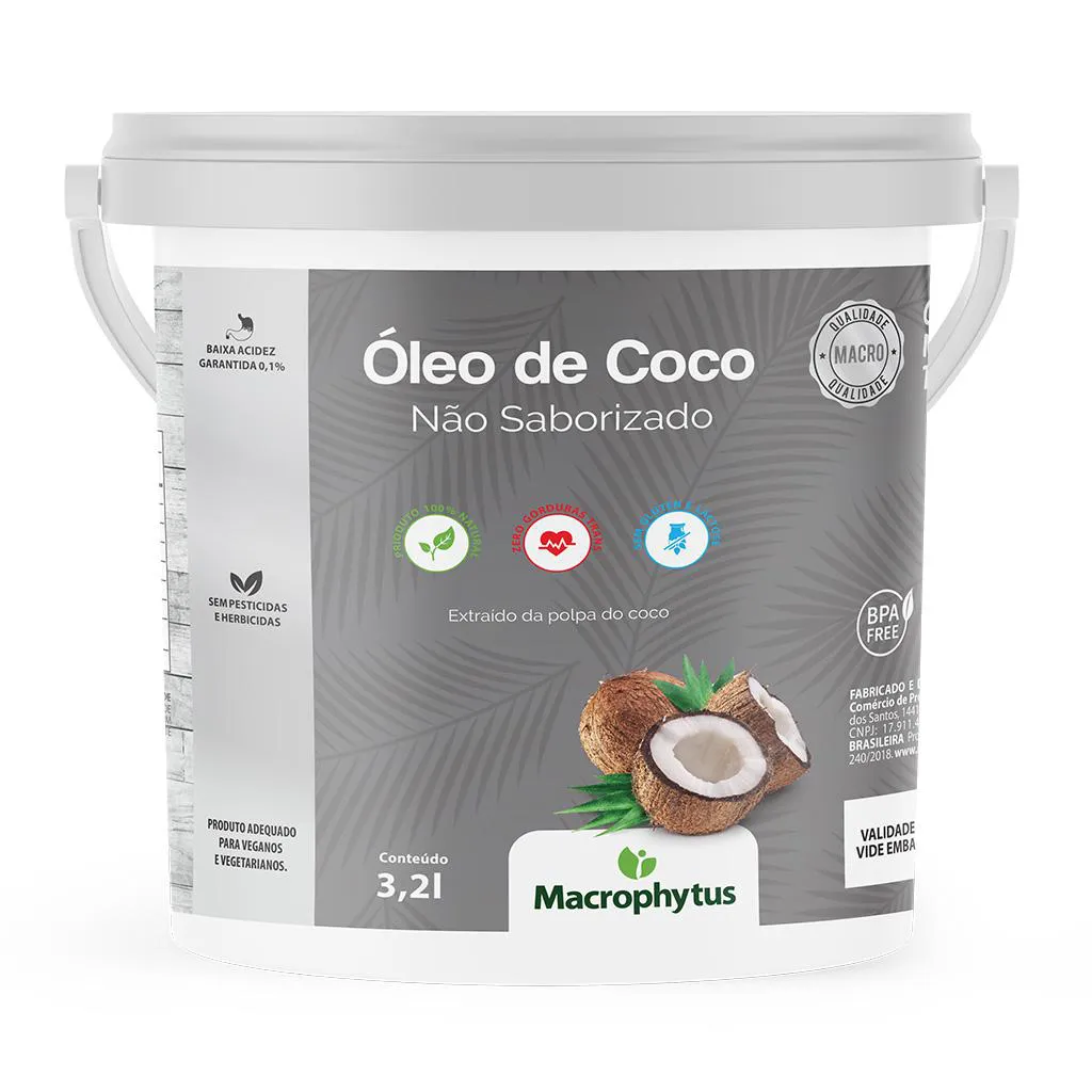 Óleo de Coco Não Saborizado 3,2l