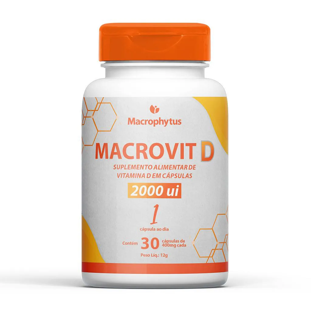 Macrovit D 30 cápsulas (Vitamina D)