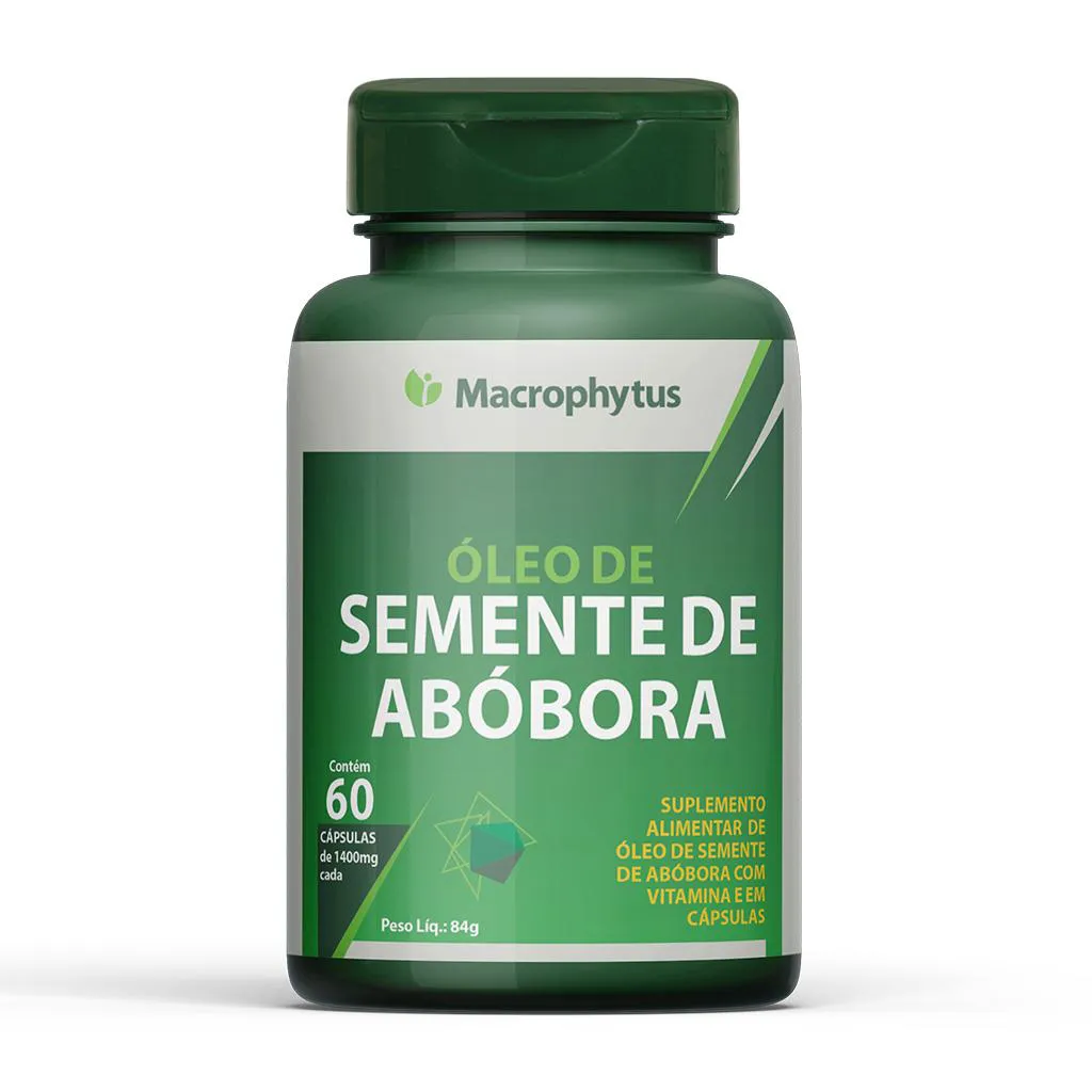 Óleo de Semente de Abóbora 60 cápsulas