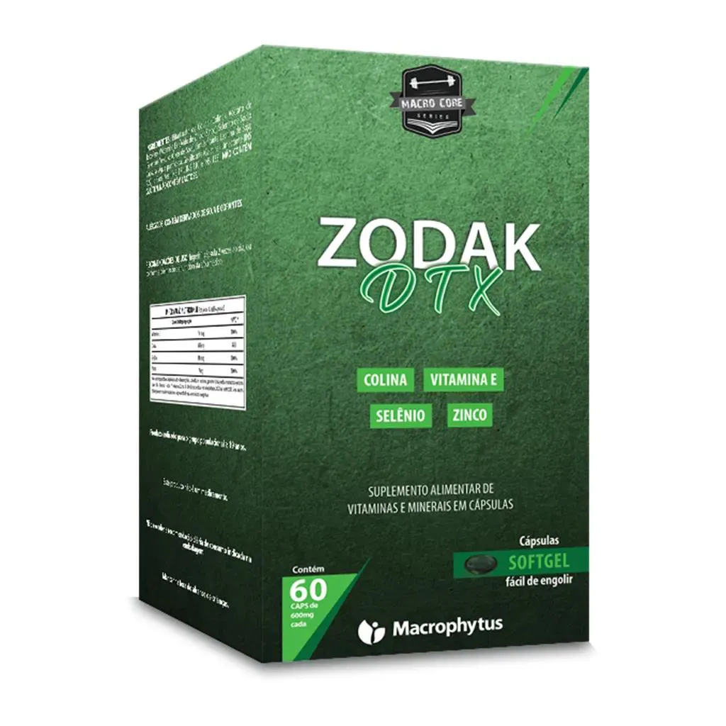 Zodak Detox 60 cápsulas