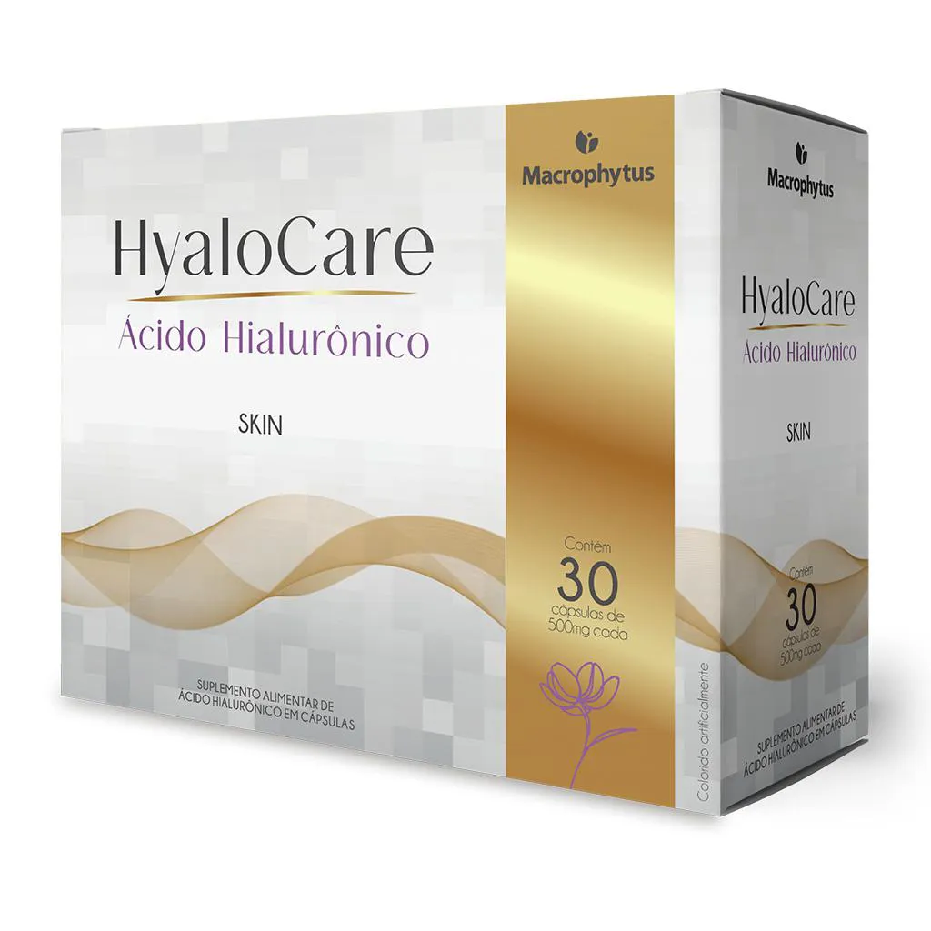 Ácido Hialurônico 30 cápsulas HyaloCare