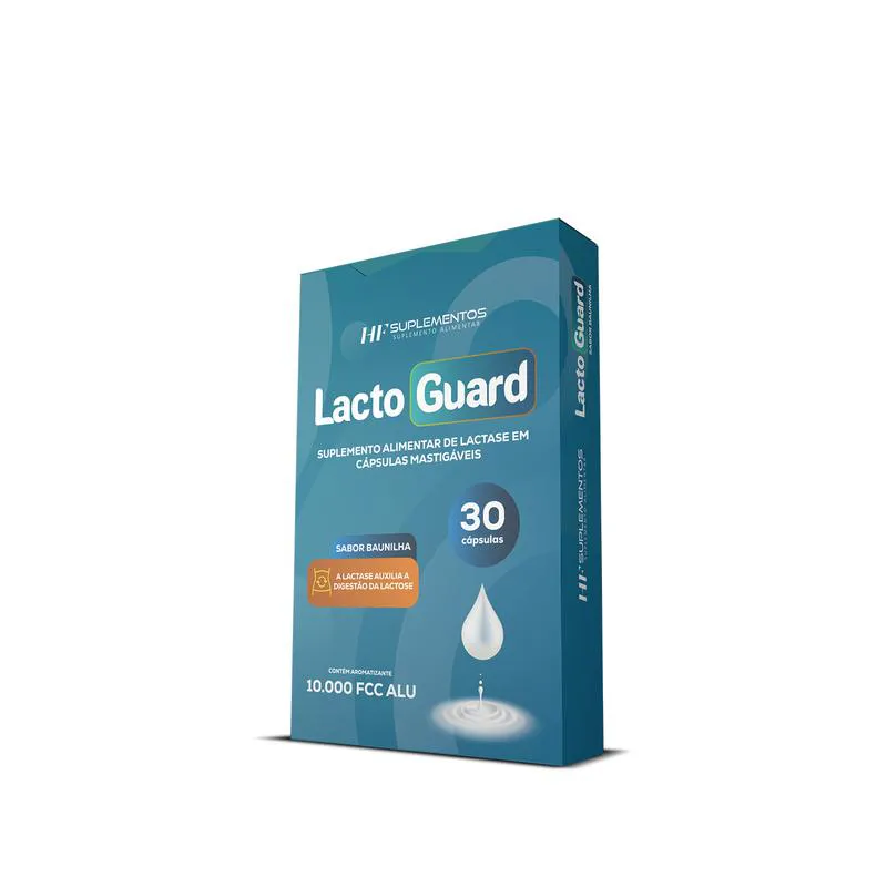 LACTO GUARD 30 CAPS MASTIGAVEL SABOR BAUNILHA HF