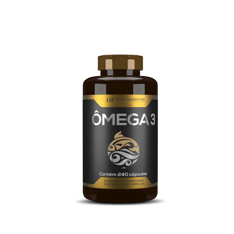 OMEGA 3 OLEO DE PEIXE PREMIUM 240CAPS  HF SUPLEMENTOS