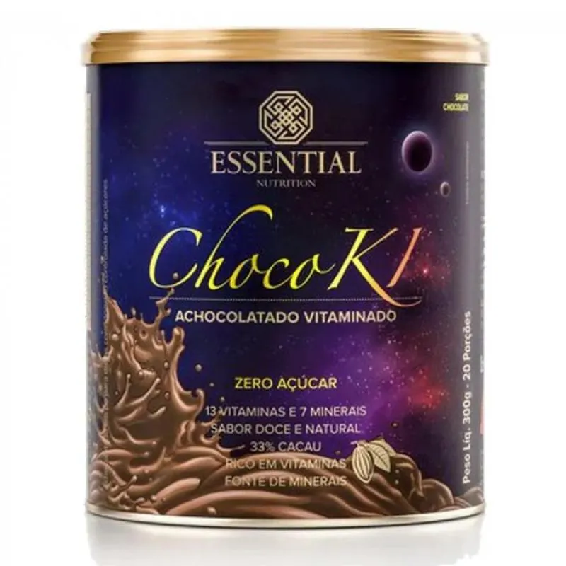 Kit 2x Chocoki Lata 300g Essential Nutrition