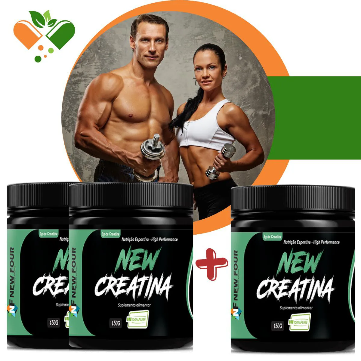 Compre 2 e Leve 3 Potes New Creatina 150gr
