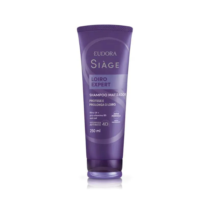 Shampoo Matizador Eudora Siàge Loiro Expert Desamarelador 250ml