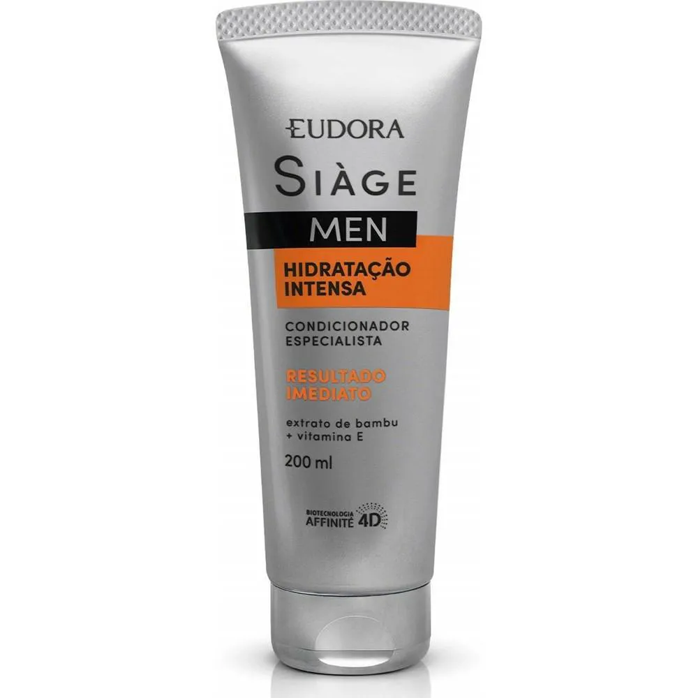 Condicionador Eudora Siàge Men Hidratação Intensa 200ml