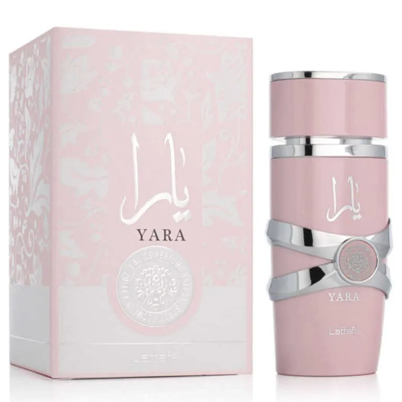 Yara Lattafa Eau de Parfum Perfume Feminino 100ml Árabe Incolor