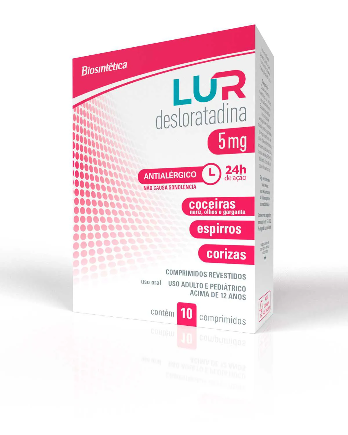 Lur Desloratadina 5mg 10 comprimidos