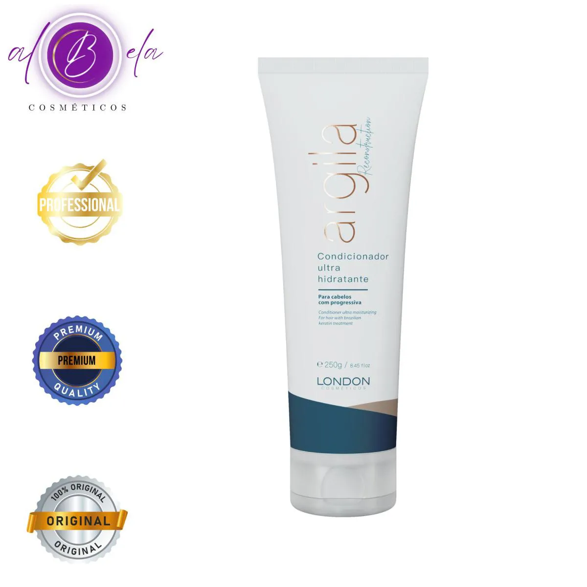 Condicionador Ultra Hidratante 250g Argila Reconstruction | London Cosméticos