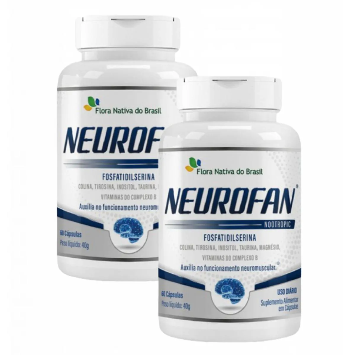 2x Neurofan Fosfatidilserina + Vitaminas 60 Cápsulas