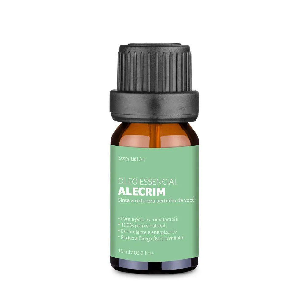Óleo Essencial De Alecrim Energizar 10ml Multilaser Saúde - Hc123 Verde