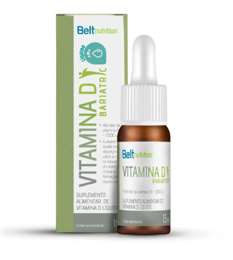 Vitamina D3 Belt Bariatric- 15 ml- 2.000ui cada 2 Gotas