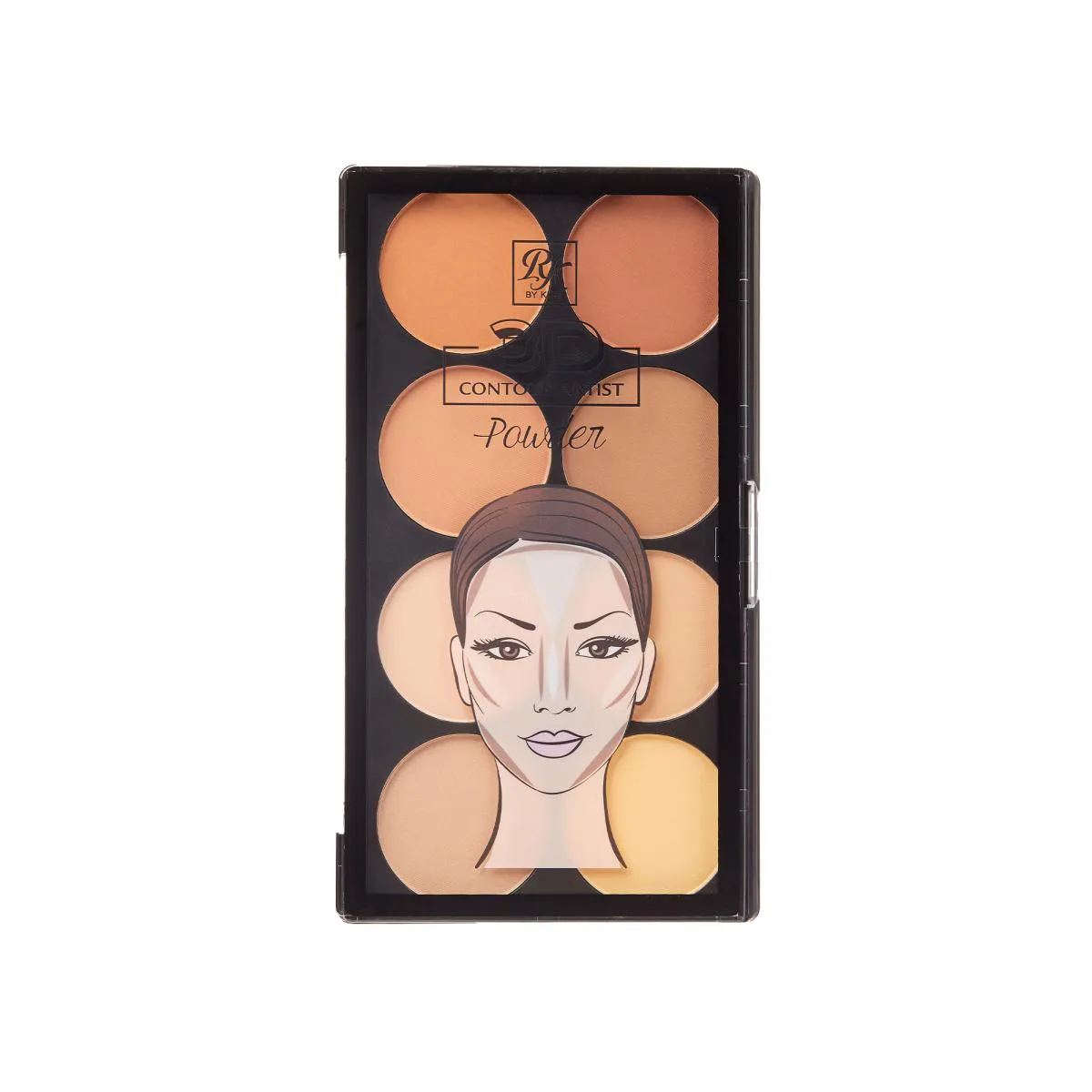 Paleta de Contorno em Pó - Ruby Kisses Light Medium