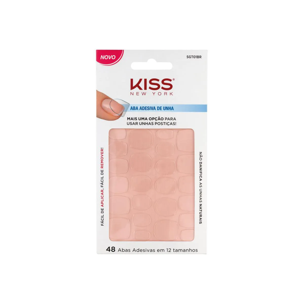 Aba Adesiva para Unhas Postiças - Kiss New York Única