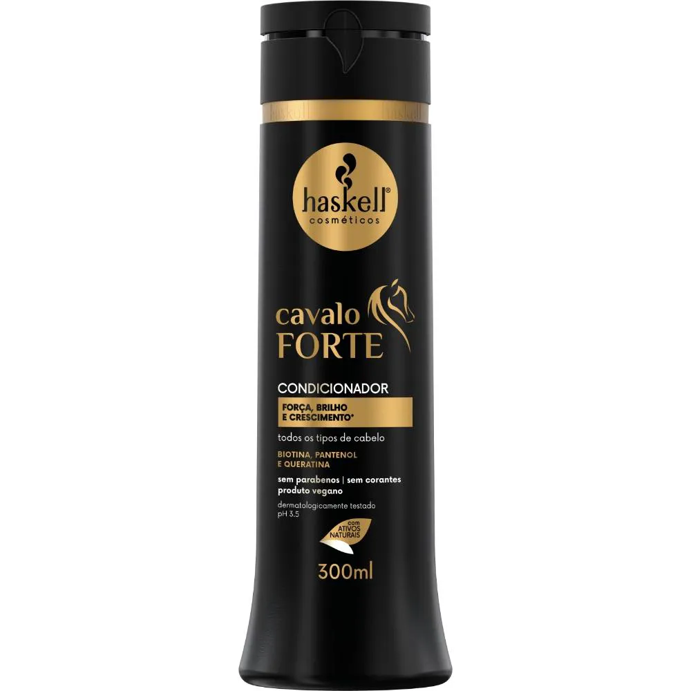 Condicionador Haskell Cavalo Forte Força Brilho e Crescimento 300 ML