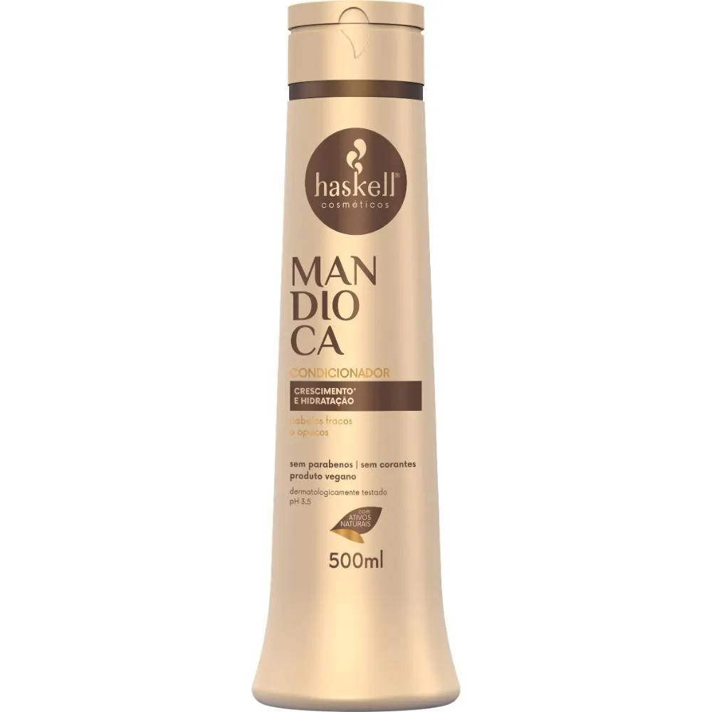 Condicionador Haskell Mandioca Hidratação e Crescimento 500 ML
