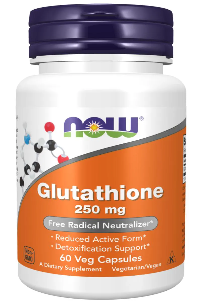Glutationa 250mg Now Foods 60 Capsulas
