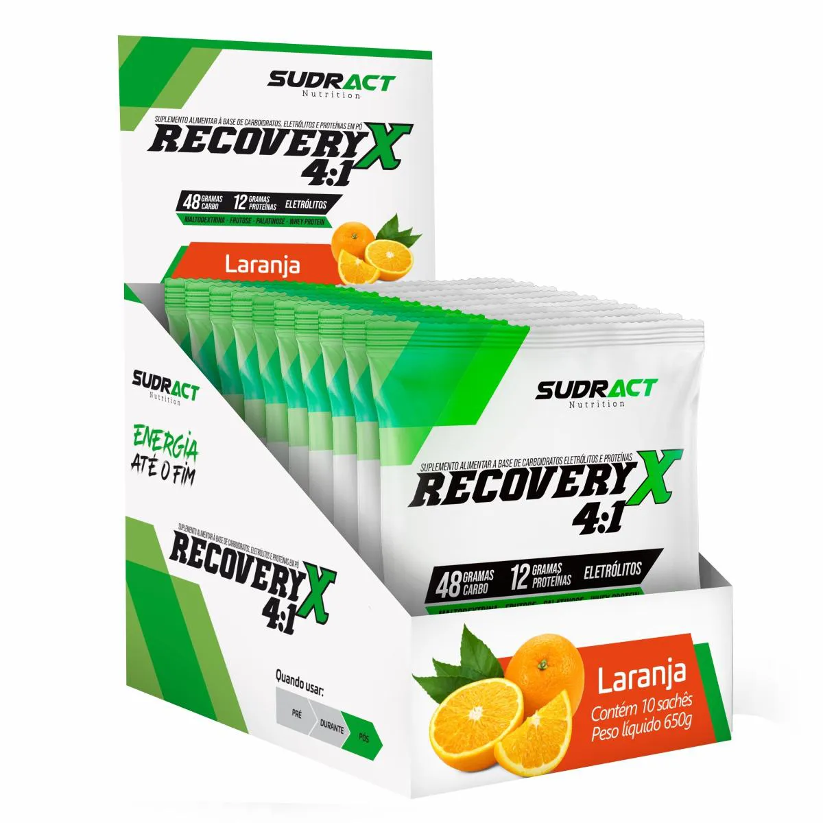 DISPLAY RECOVERY X 0.650KG CX LARANJA