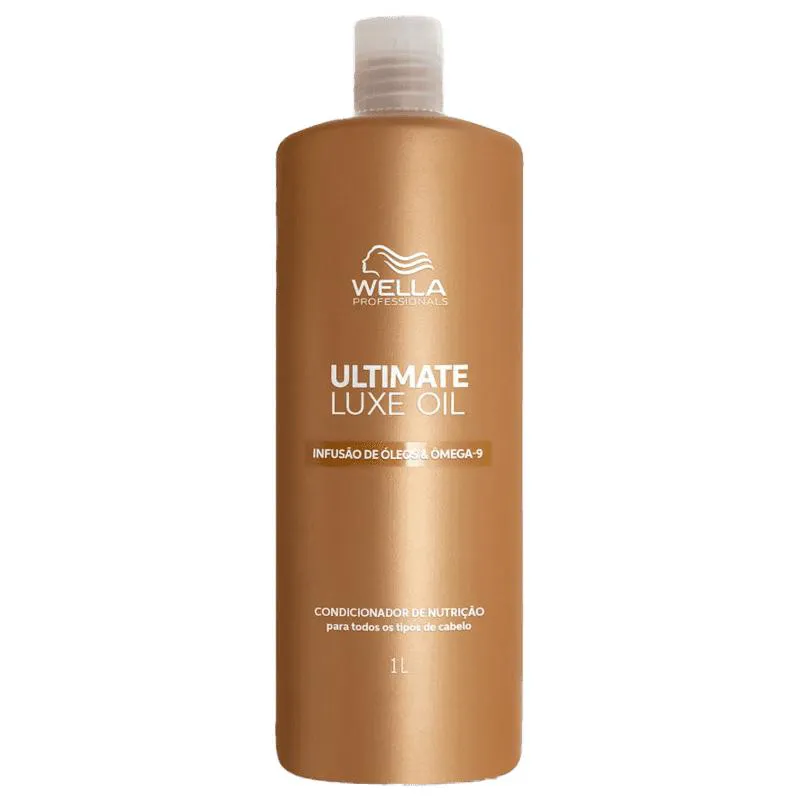 Condicionador Wella Professionals Ultimate Luxe Oil Hidratação Profunda 1000ml