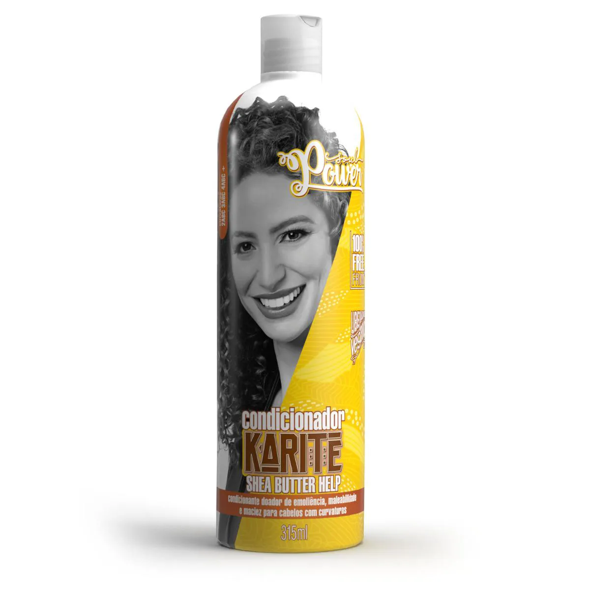 Condicionador Karité Shea Butter Help 315ml da BeautyColor Soul Power