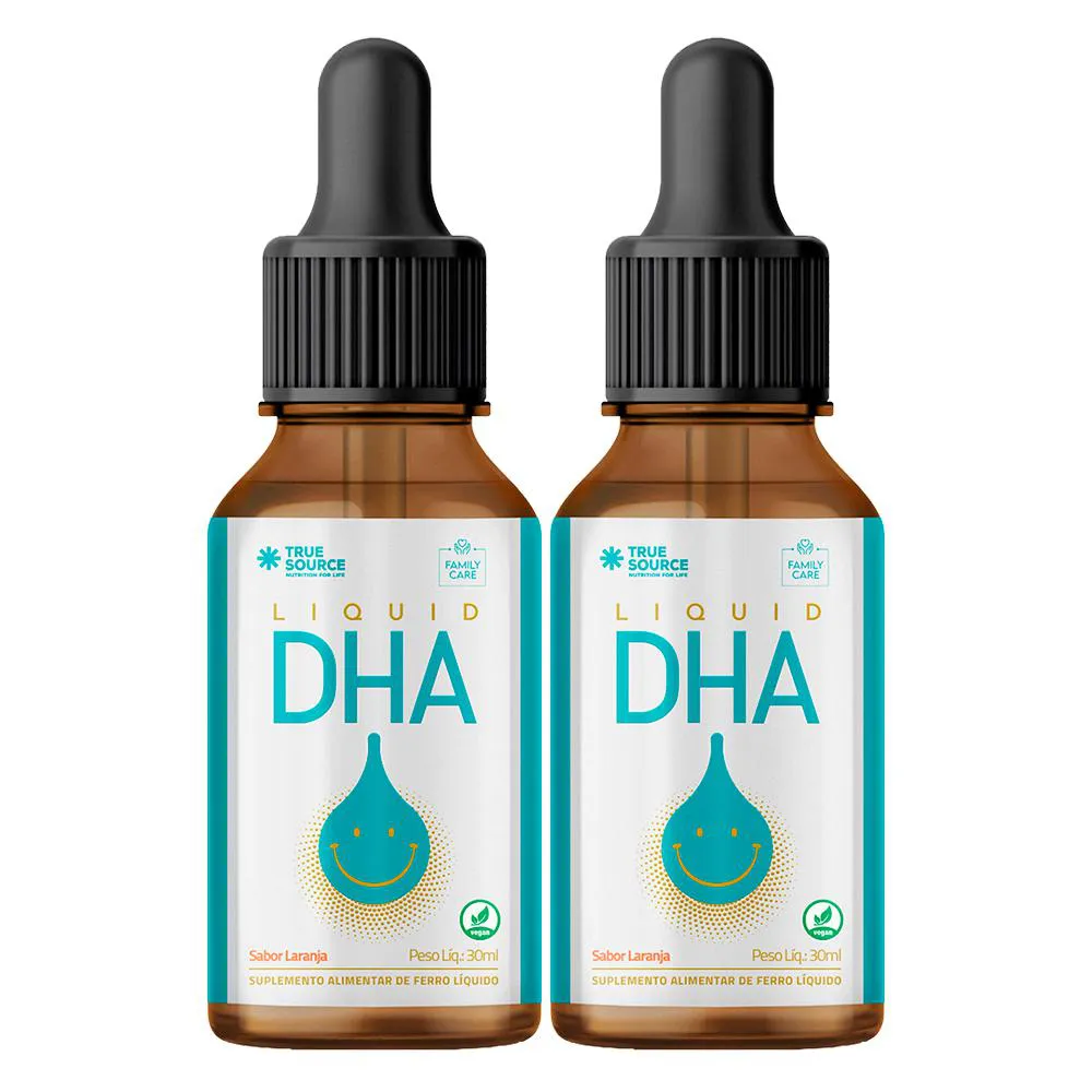 KIT 2X MULTIVITAMINICO LIQUID DHA 30ML CADA - TRUE SOURCE