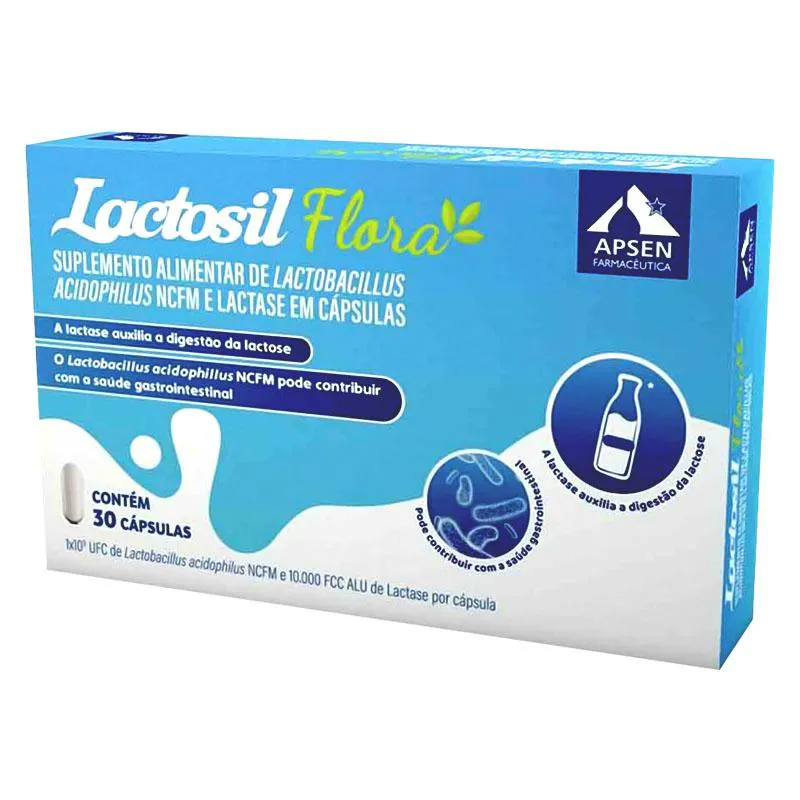 Suplemento Alimentar Lactosil Flora 30Cps - Apsen