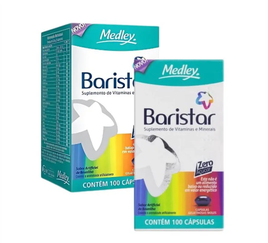 Kit Suplemento Alimentar Baristar 100cps + Baristar 100cps