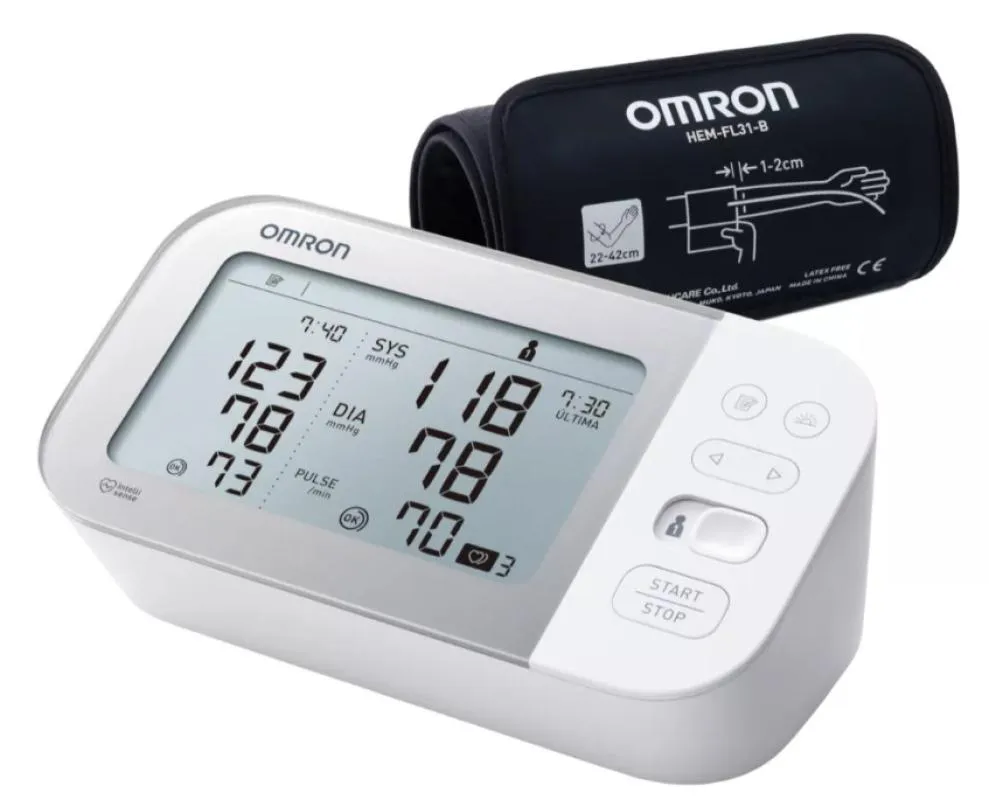 Omron Monitor de Pressão Arterial de Braço Digital HEM-7349T