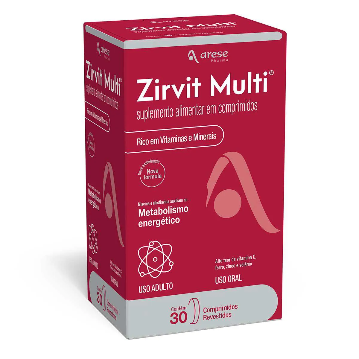 Polivitamínico Zirvit Multi 30 comprimidos